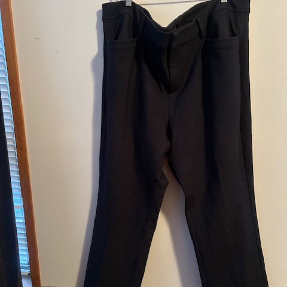 Liverpool Navy Blue tweed trousers, size 22W